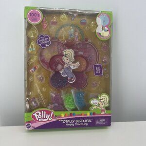 2004 Polly Pocket Mattel Totally BEADiful Simply CHARMing Jewelry Making Kit VTG